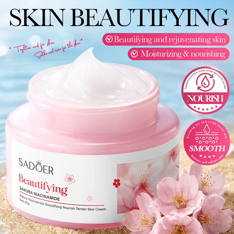 Skincare Niacinamide - كريم وجه ساكورا نياسيناميد من سادوير