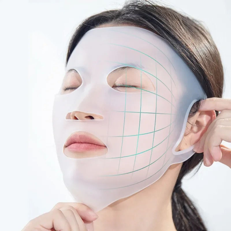 Skincare Viral Tiktok - ثلاثية الأبعاد قناع سيليكون الوجه النساء