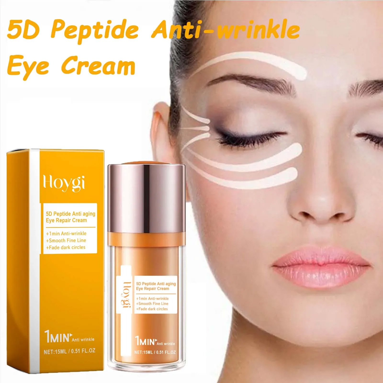 Eye Cream Peptide - HOYGI 5D الببتيد المضادة للتجاعيد كريم