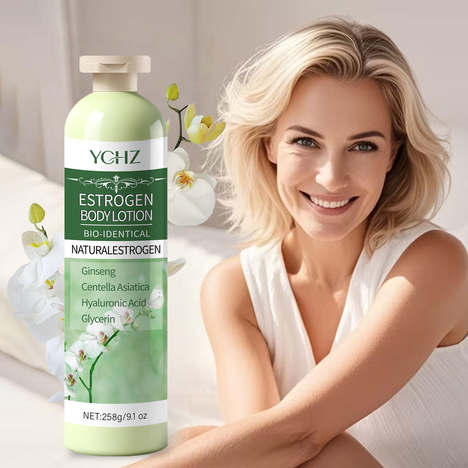 Skincare Ingredients - كريم العناية بمزاج المرأة، كريم الإستروجين