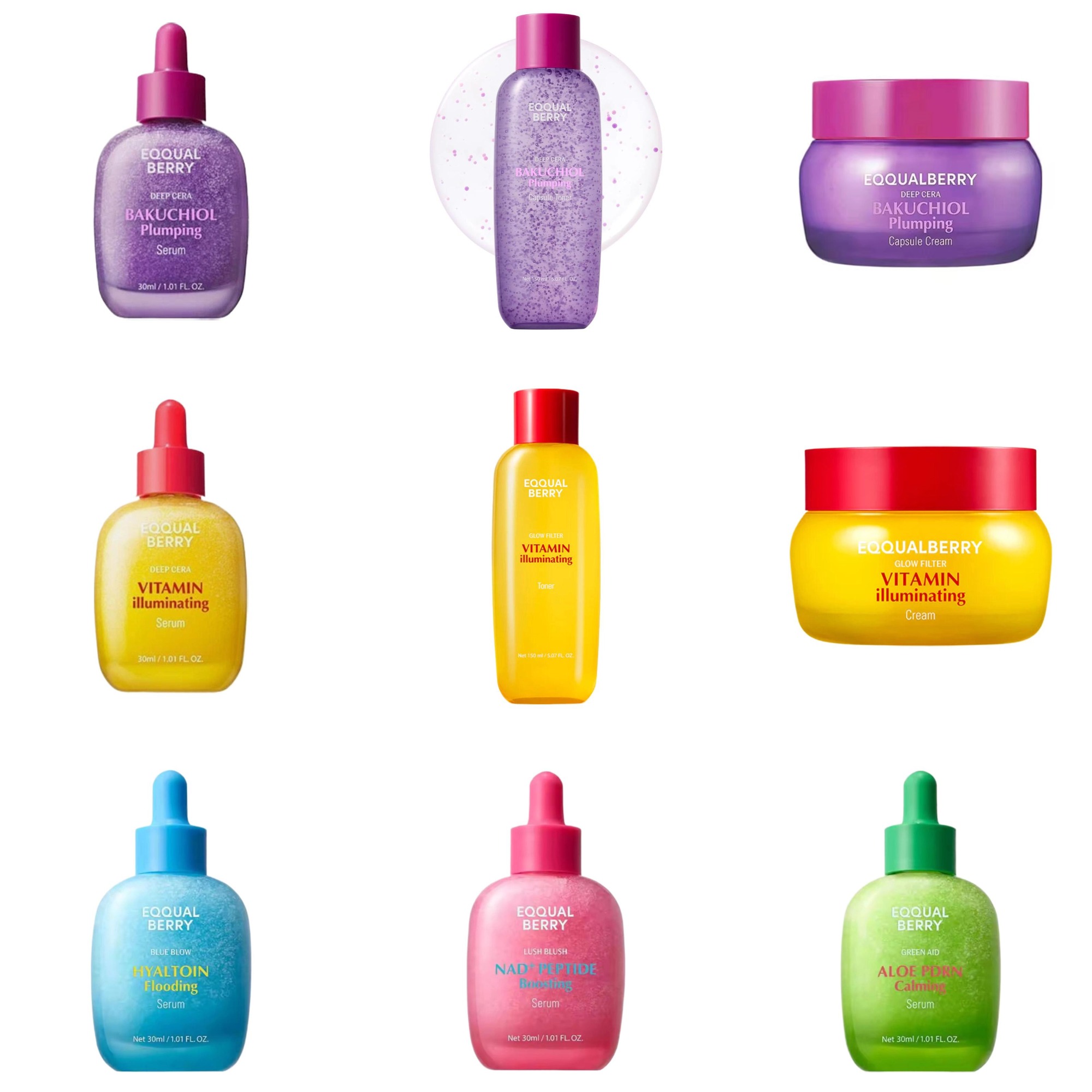 Bakuchiol Retinol Alternative - سيروم EQQUALBERRY BAKUCHIOL المُعزز للبشرة بتركيز