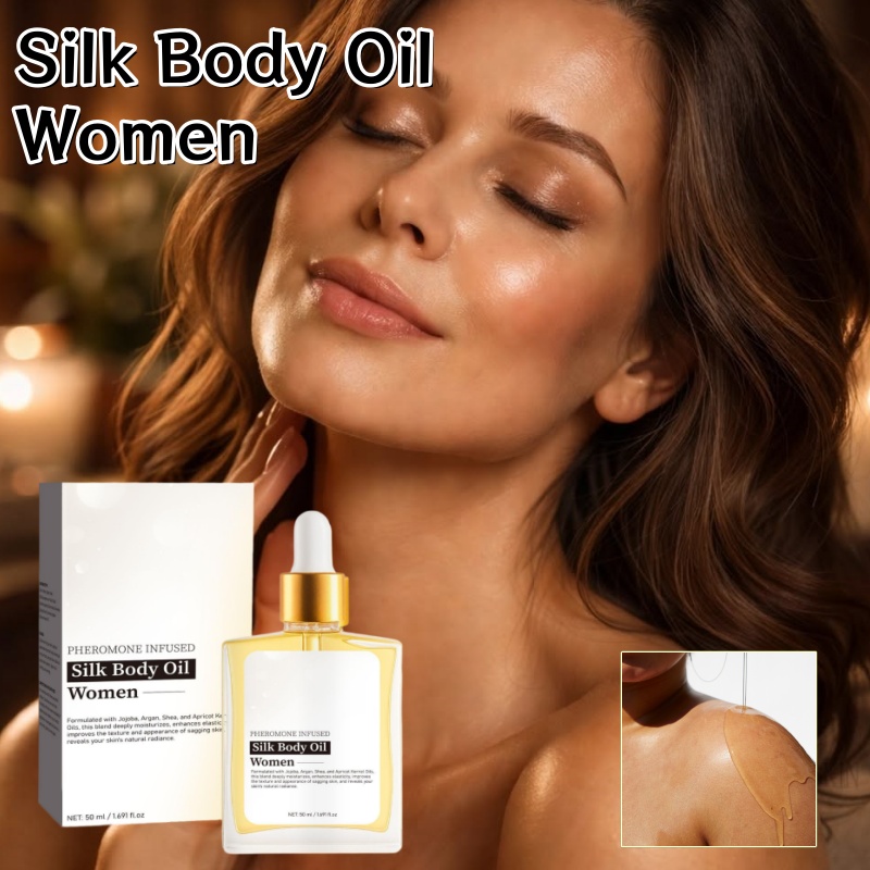 Skincare Niacinamide - زيت العناية بالجسم بالحرير، ترطيب عميق،