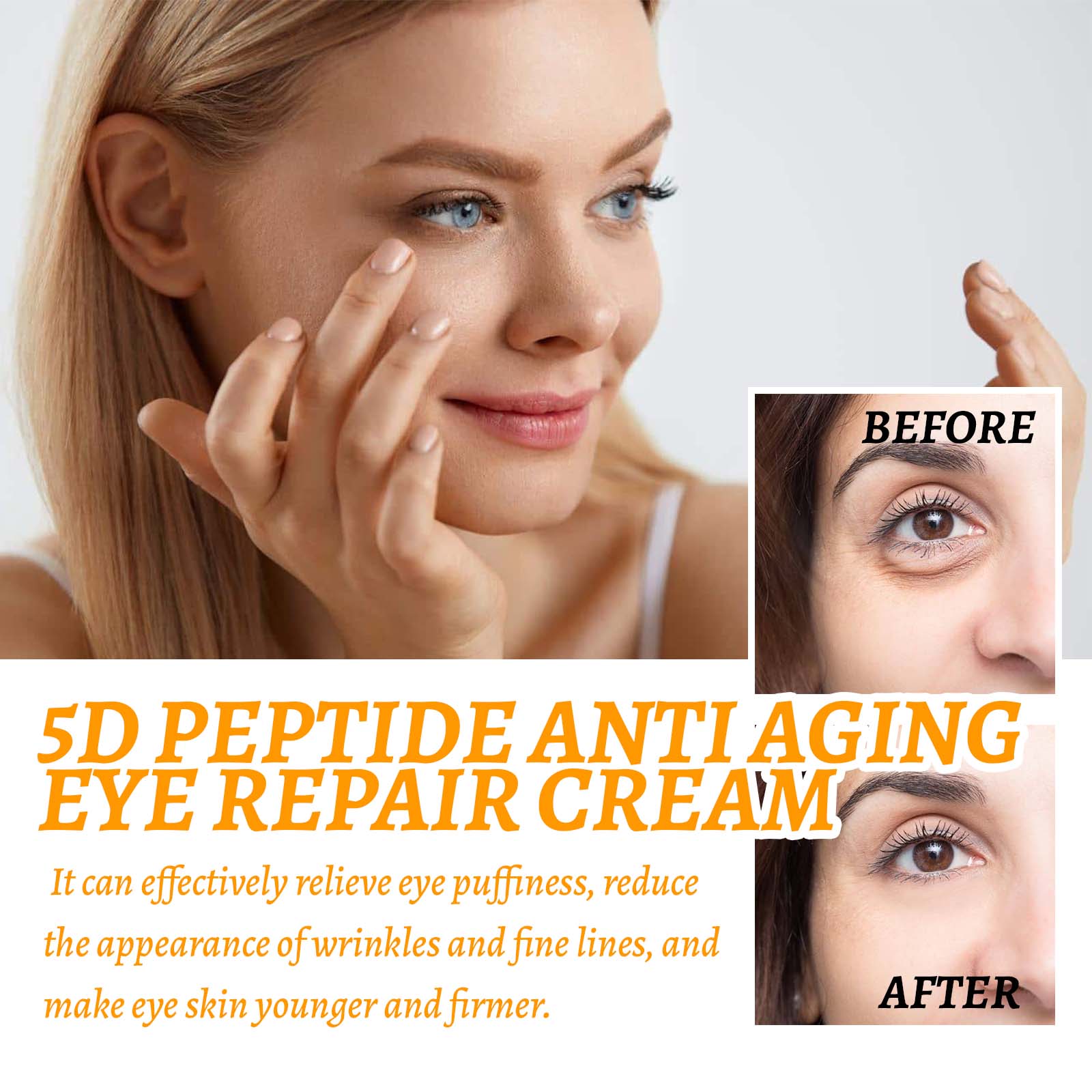 HOYGI 5D الببتيد المضادة للتجا - مراجعة Eye Cream Peptide وسعره