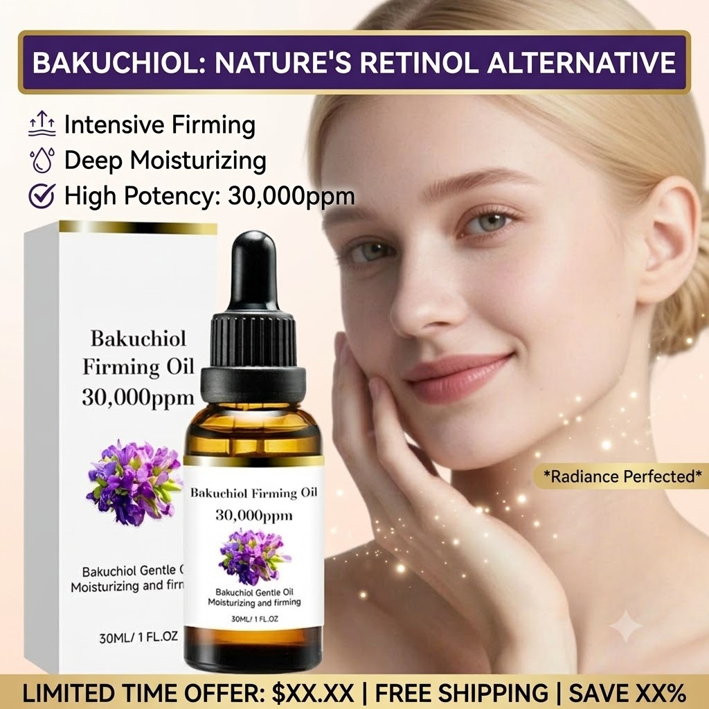 زيت الوجه بالباكوشيول 30 مل، ب - مراجعة Bakuchiol Retinol Alternative وسعره