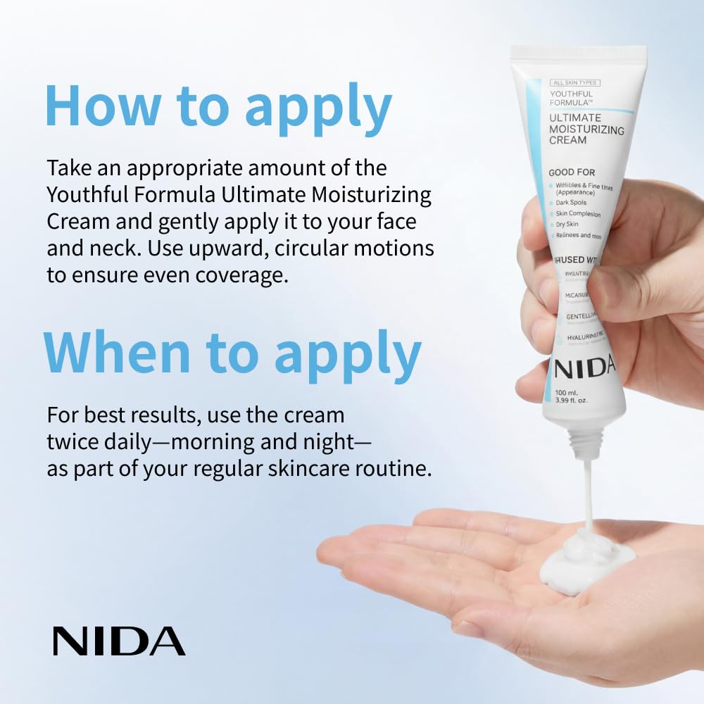 كريم نيدا المرطب + واقي من الش - مراجعة Eye Cream Peptide وسعره